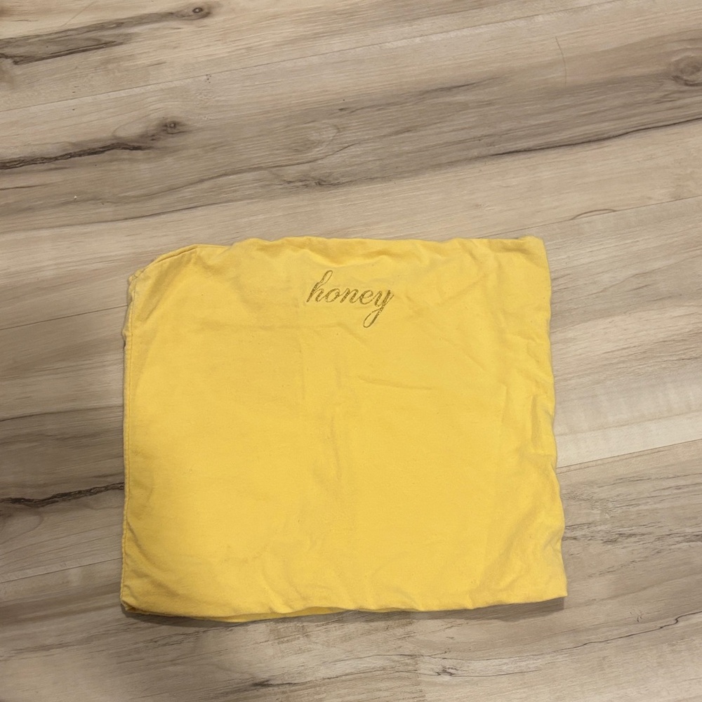 Brandy Melville Honey Yellow Crop Top